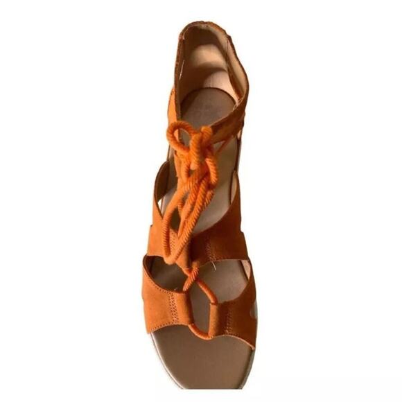 Sorel Cameron Shoes Womens Size 9.5 Lace Up Gladiator Sandals Flat Casual Summer - Picture 9 of 14